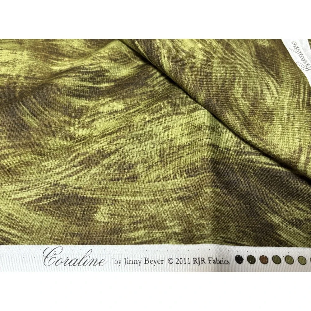 Jinny Beyer RJR Fabrics Lot 5 Fabric Cuts Amber Waves Coraline Quilt Cotton